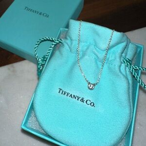 Tiffany & Co. Aquamarine Silver Necklace